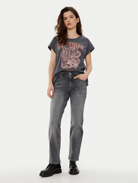JJXX JJXX Футболка Wilma 12274694 Сірий Boxy Fit