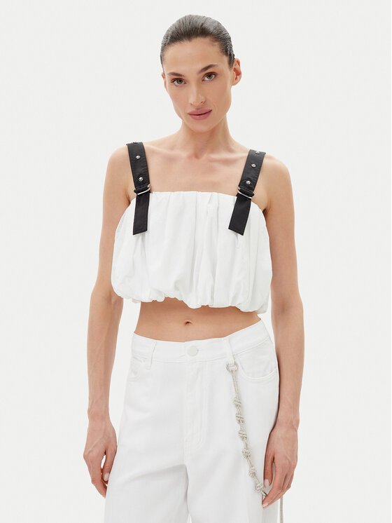 PINKO PINKO Топ 105176 A2LD Білий Regular Fit