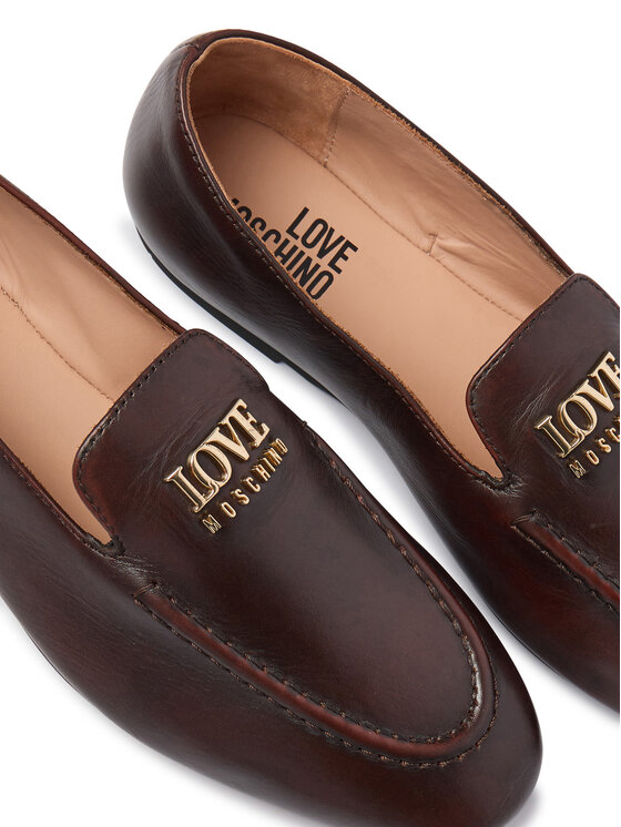 LOVE MOSCHINO Lordsy LOVE MOSCHINO JA10561G0PIJ0317 Brązowy