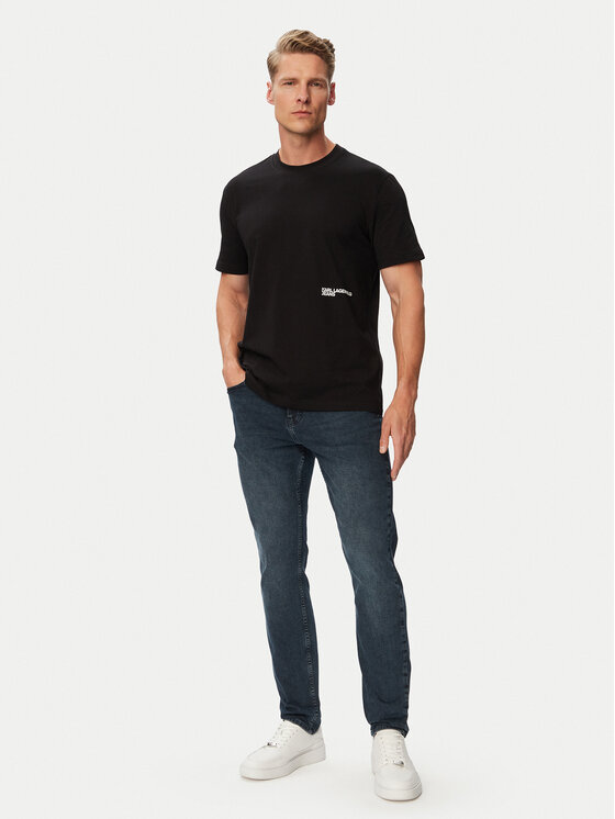 Karl Lagerfeld Jeans Karl Lagerfeld Jeans Camiseta B3M17005 Negro Regular Fit