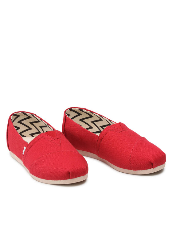 Toms Tenisówki Toms Alpargata 10017743 Czerwony