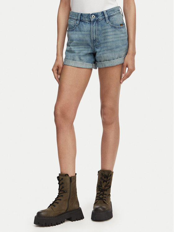 G-STAR G-Star Raw Jeansshorts Judee D23211-D788 Blau Regular Fit