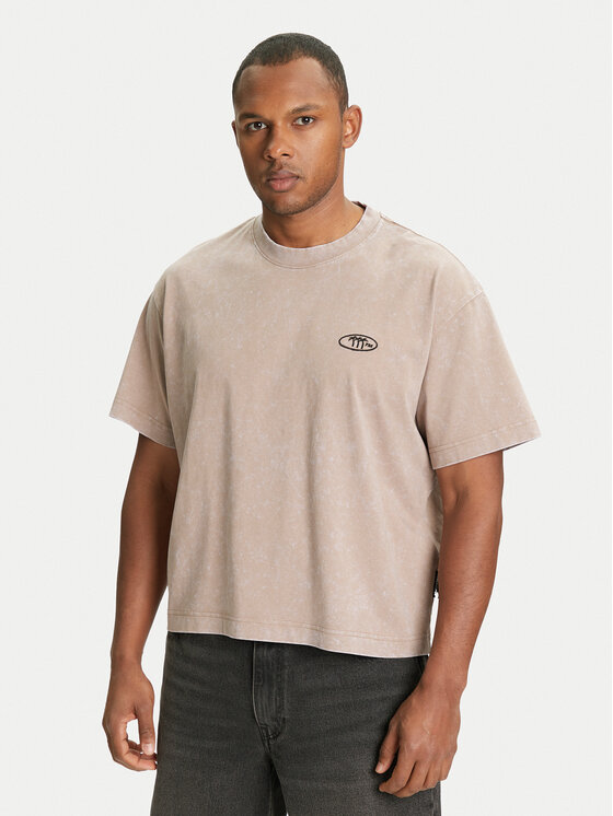 Jack & Jones Jack & Jones Футболка Retreat 12277886 Бежевий Oversize