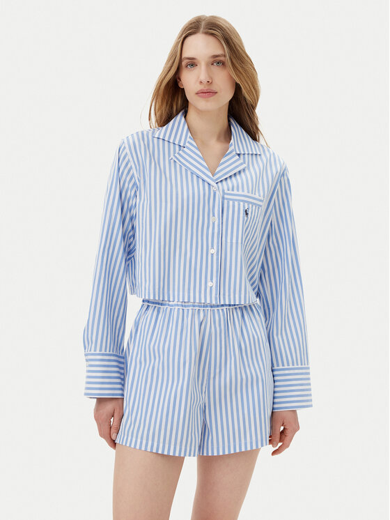 Polo Ralph Lauren Polo Ralph Lauren Піжама 4P8010 Голубий Relaxed Fit