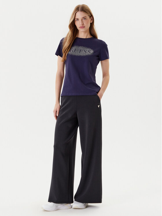 Guess Guess Футболка V5YI08 J1314 Cиній Regular Fit