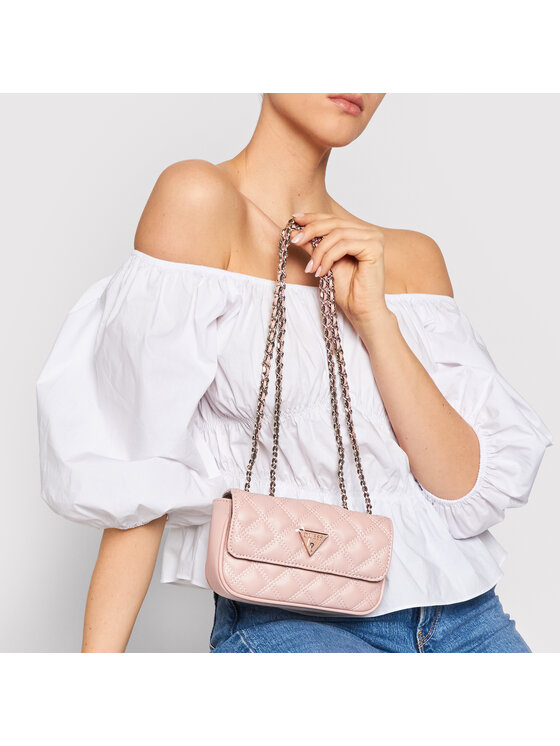 Guess Ročna torba Guess Cassily (EV) Mini HWEV76 79780 Roza