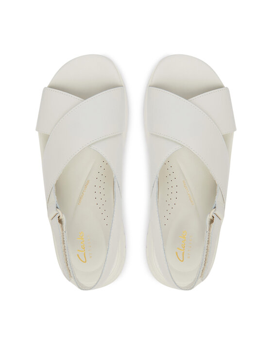 Clarks Босоніжки Clarks DashLite Wish 26186583 Білий