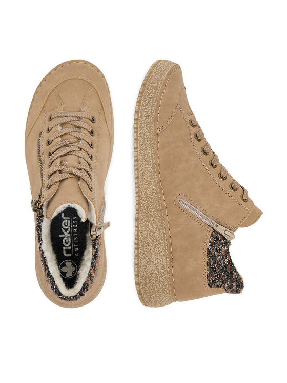 Rieker Sneakersy Rieker 50903-20 Béžová