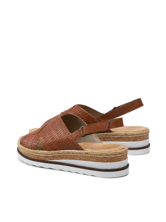 Rieker Espadrilės Rieker V79B4-25A Ruda