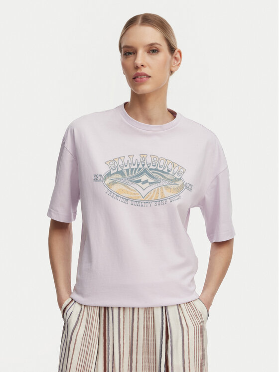 Billabong Billabong Camiseta Quality Surf EBJZT00504 Violeta Loose Fit