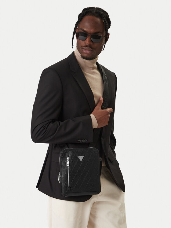 Guess Geantă crossover Guess HMTOTE P6159 Negru