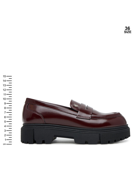 Calvin Klein Īsi apavi Calvin Klein Scarpa Bassa V4A4-83130-1453 Bordo