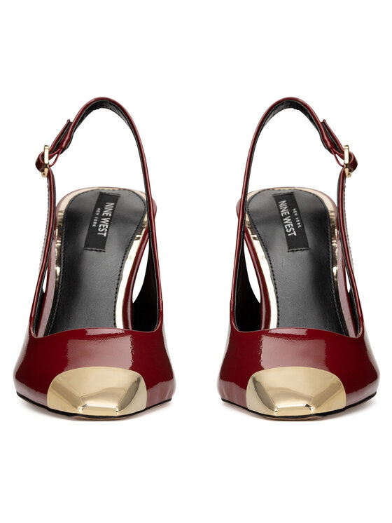 Nine West Pantofi cu toc subțire Nine West WFA3376-1 Roșu