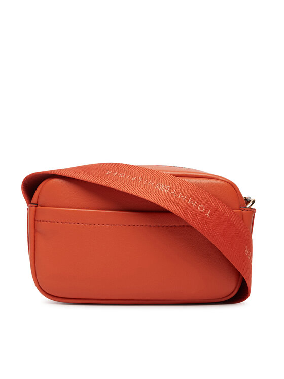 Tommy Hilfiger Torebka Tommy Hilfiger Th Logotape Camera Bag AW0AW18741 Pomarańczowy