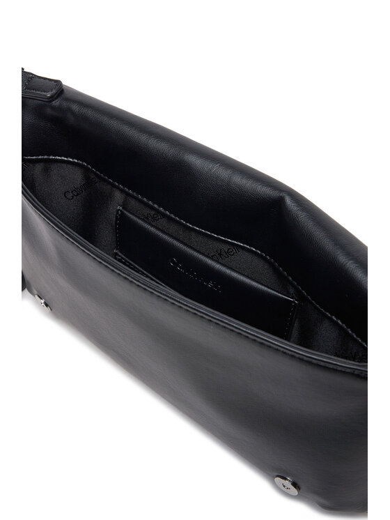 Calvin Klein Geantă Calvin Klein Line Quilt Shoulder Bag K60K612787 Negru