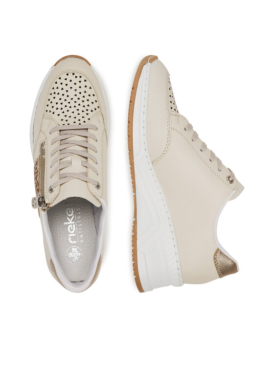 Rieker Sneakersy Rieker N4344-60 Beżowy