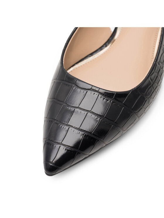 Nine West Baleriny Nine West AAFIA JF2187-1 Czarny