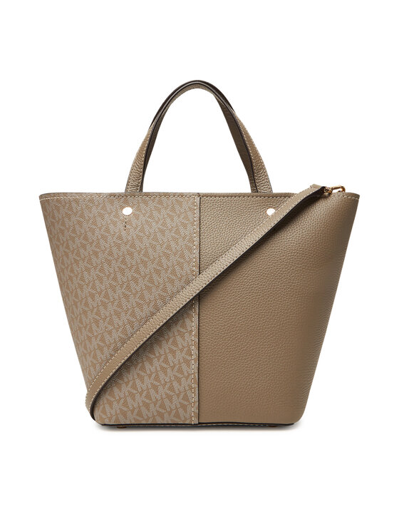 MICHAEL Michael Kors Ročna torba MICHAEL Michael Kors Flora 30T5GFFT2B Bež