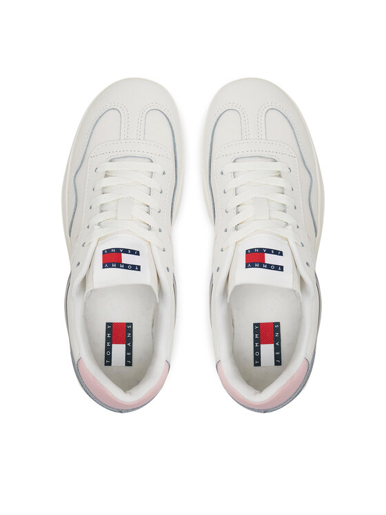 Tommy Jeans Sneakersy Tommy Jeans The Greenwich Leather EN0EN02794 Biela