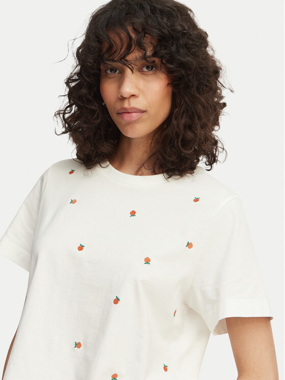 Vero Moda Vero Moda Camiseta Sola 10341979 Blanco Regular Fit