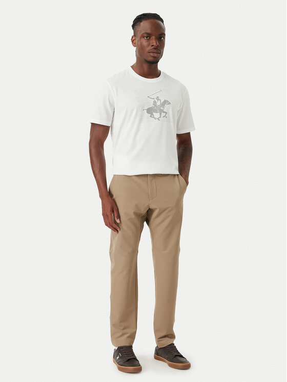 Beverly Hills Polo Club Beverly Hills Polo Club Camiseta M1623-HR Blanco Regular Fit