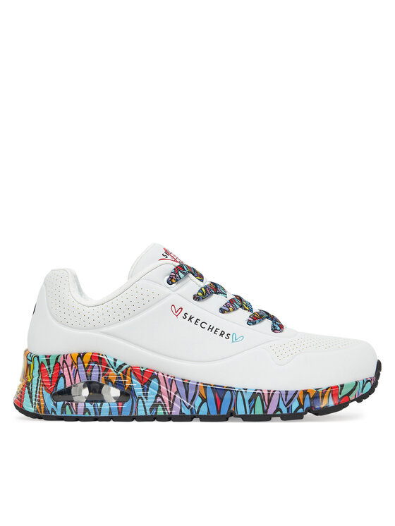 Skechers Снікерcи Skechers Skechers Uno - Ravaged Love 177918/WMLT Білий