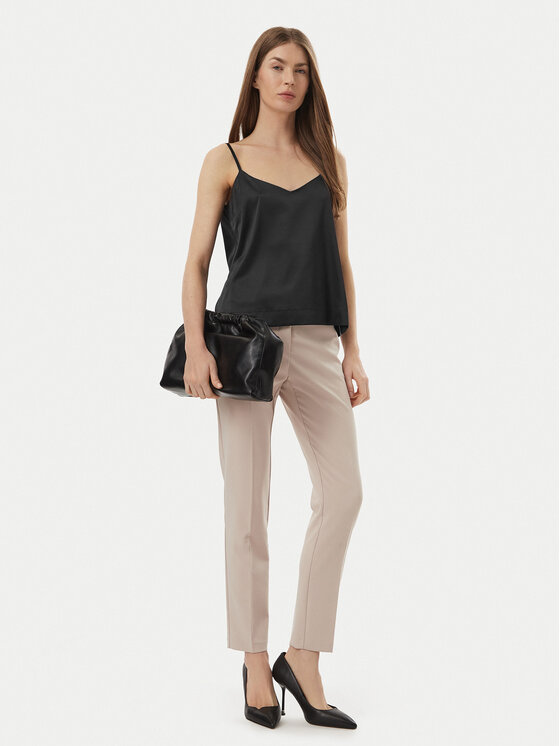 Simple Simple Top 62TSLED102 Negro Regular Fit