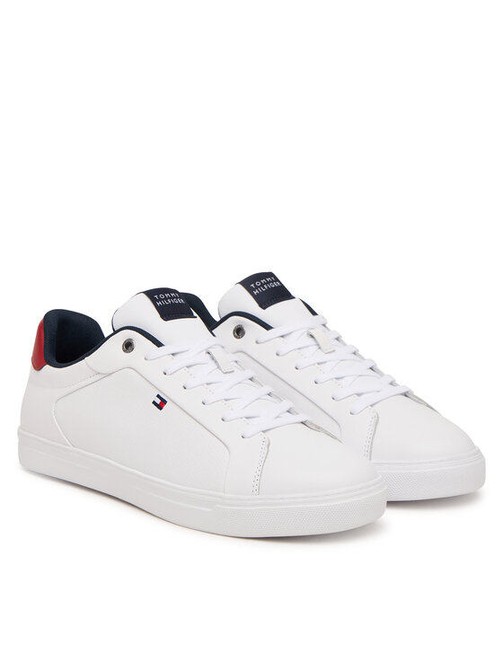 Tommy Hilfiger Zapatillas Tommy Hilfiger Lightweight Pinperf Lth Sneaker FM0FM05981 Blanco