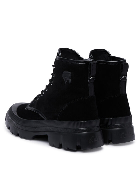 KARL LAGERFELD Черевики KARL LAGERFELD Trekka Mens Nft KL25252 Чорний
