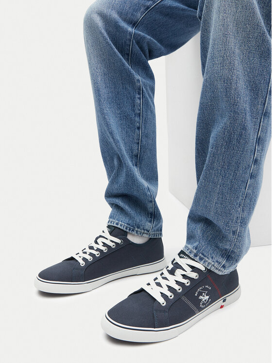 Beverly Hills Polo Club Tenisky Beverly Hills Polo Club M-VSS24010A Tmavomodrá