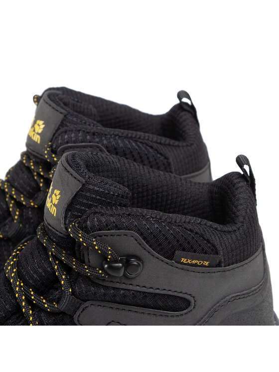 Jack Wolfskin Pārgājienu apavi Jack Wolfskin Mtn Attack 3 Texapore Mid K 4034081 S Melns
