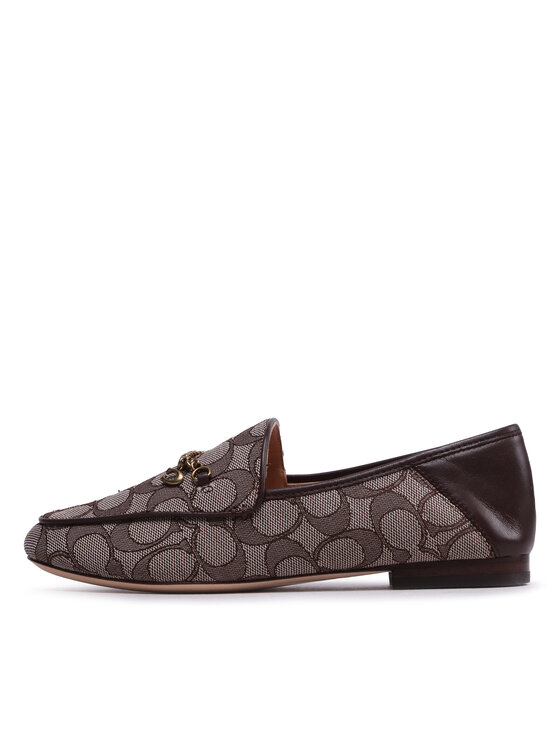 Coach Лофери Coach Hanna Textured Jacq CC888 Коричневий