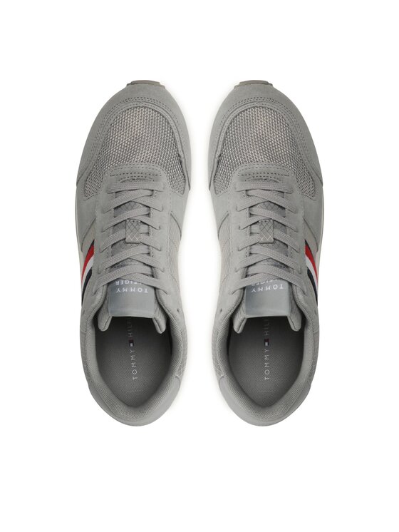 Tommy Hilfiger Sneakers Tommy Hilfiger Runner Evo Mix FM0FM04699 Grigio