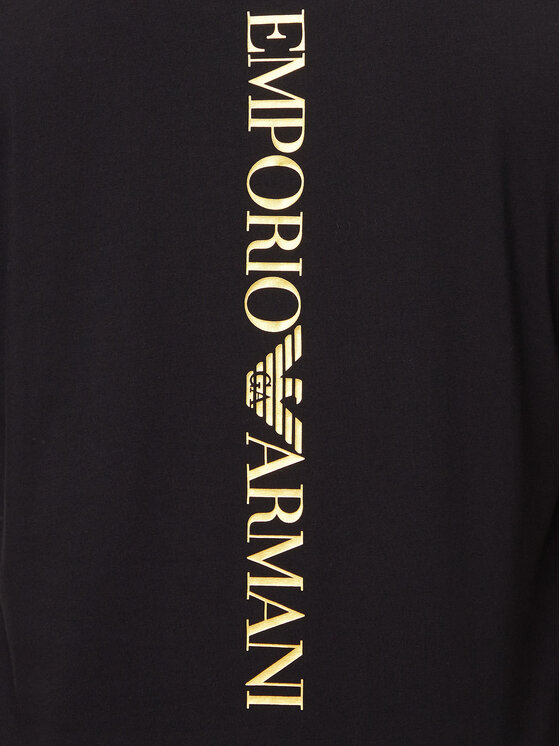 EA7 Emporio Armani EA7 Emporio Armani Póló 7M000567 AF10375 MC004 Fekete Regular Fit