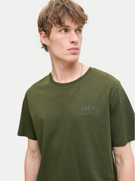 Jack & Jones Jack & Jones Camiseta Corp Logo 12151955 Verde Standard Fit