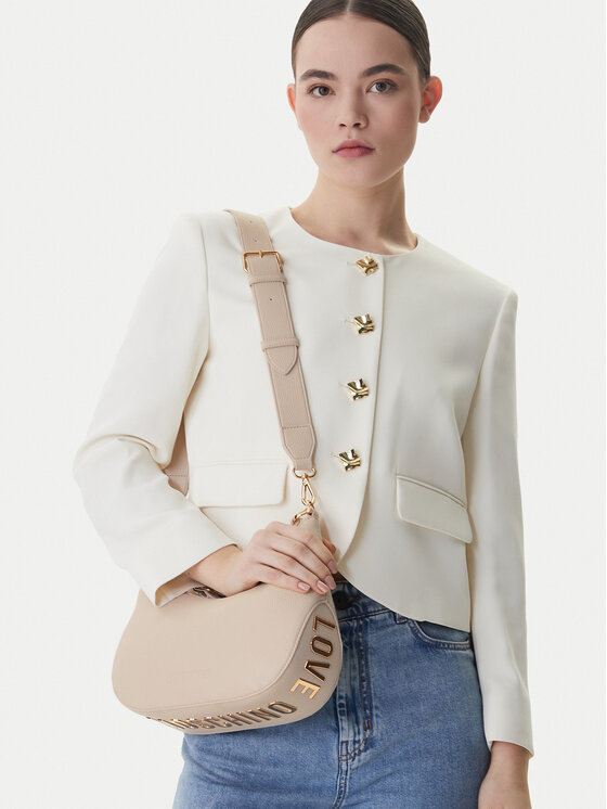 LOVE MOSCHINO Ročna torba LOVE MOSCHINO JC4018PP1OLT0110 Écru