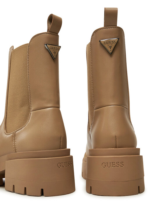 Guess Členková obuv s elastickým prvkom Guess Charlotte FLFCHT ELE10 Béžová