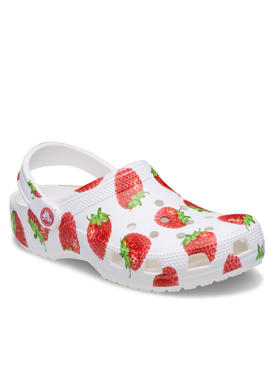 Crocs Шльопанці Crocs Classic Fresh Fruits Clog 211008 Білий