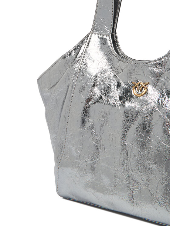 PINKO Soma PINKO Tote Mini Bag AI 25-26 PLTT 104645 A2OT Sudraba