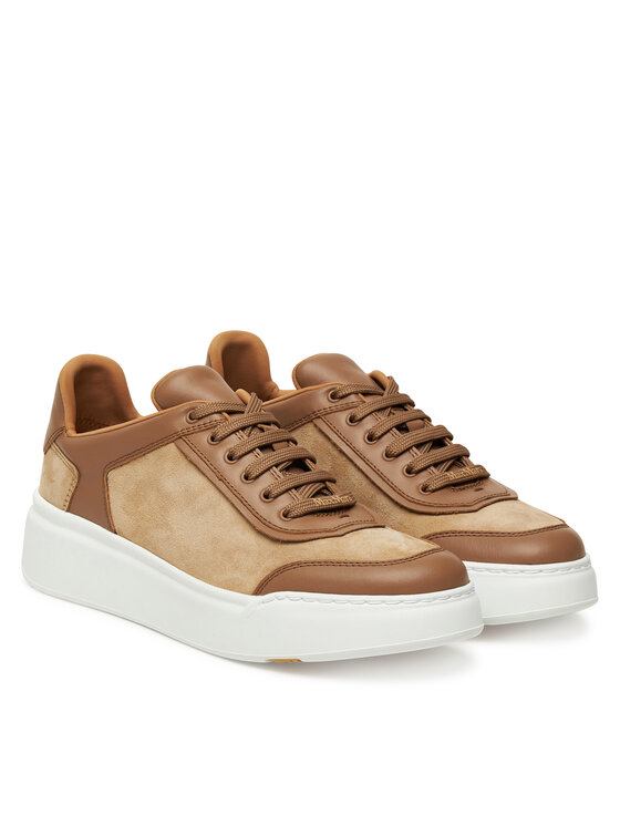 Max Mara Sneakersy Max Mara Maxi 2524766071650 Brązowy