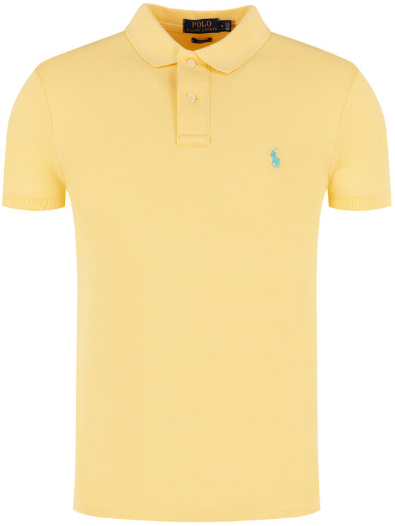 Polo Ralph Lauren Polo Ralph Lauren Поло Core Replen 710782592 Жовтий Custom Slim Fit