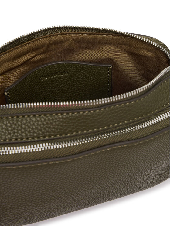 Calvin Klein Borsetta Calvin Klein Webbing 2X Strap Camera Bag LV04F3656G Verde scuro