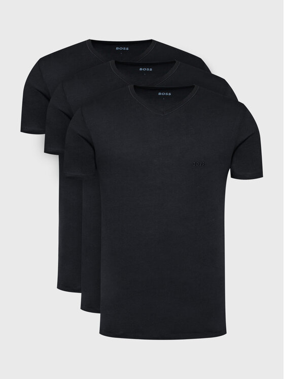 BOSS BOSS Комплект футболок Classic 50475285 Чорний Regular Fit