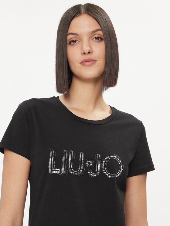 Liu Jo Liu Jo Marškinėliai WA4051 JS923 Juoda Regular Fit