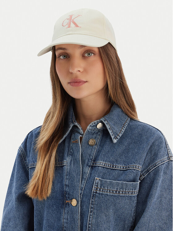 Calvin Klein Jeans Gorra con visera Calvin Klein Jeans Monologo LV04K5026G Amarillo