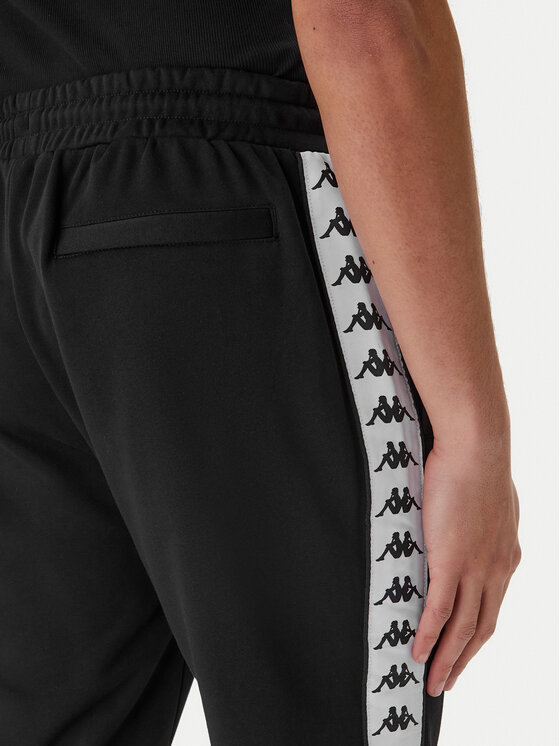 Kappa Kappa Jogginghose Banda Alanz 3 321Y8FW Schwarz Comfort Fit