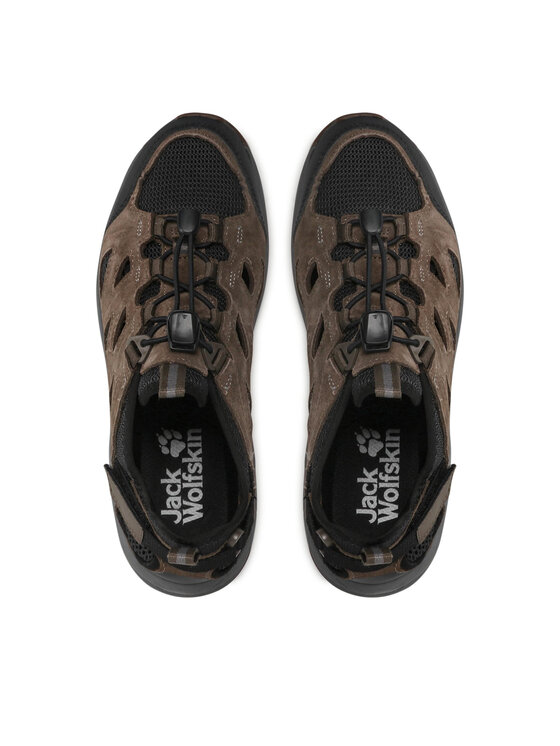 Jack Wolfskin Трекінгові черевики Jack Wolfskin Woodland 2 Hybrid Low M 4051301 Чорний