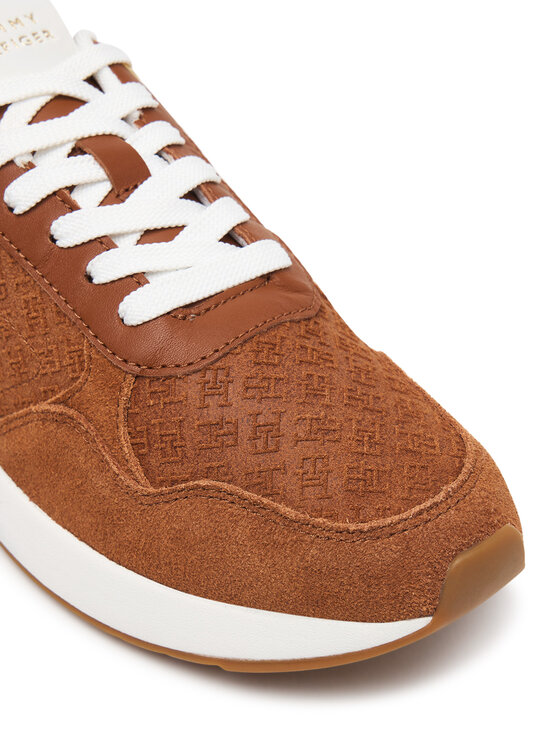Tommy Hilfiger Sneakers Tommy Hilfiger Th Runner Suede Monogram FW0FW09620 Maro