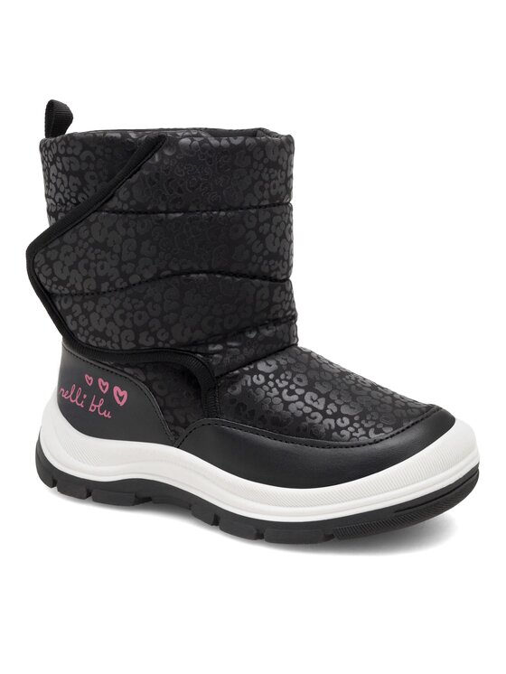 Nelli Blu Členková obuv Nelli Blu CM230224-2 Čierna