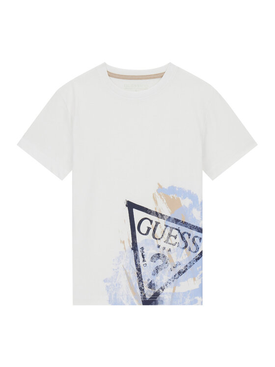 Guess Guess T-Shirt L6RI14 K8HM4 Λευκό Regular Fit